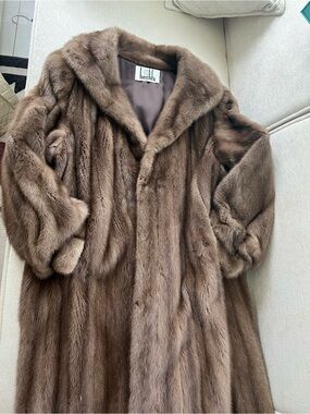 Vintage Hechts Co Full Length Mink Coat-Pristine Supple Fur